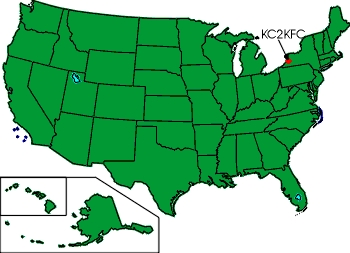 States KC2KFC Has Worked Since 15 SEP 02